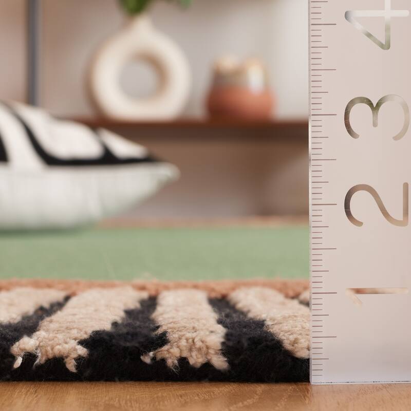 SAFAVIEH Handmade Fifth Avenue Zvjatka Mid-Century Modern Wool Rug
