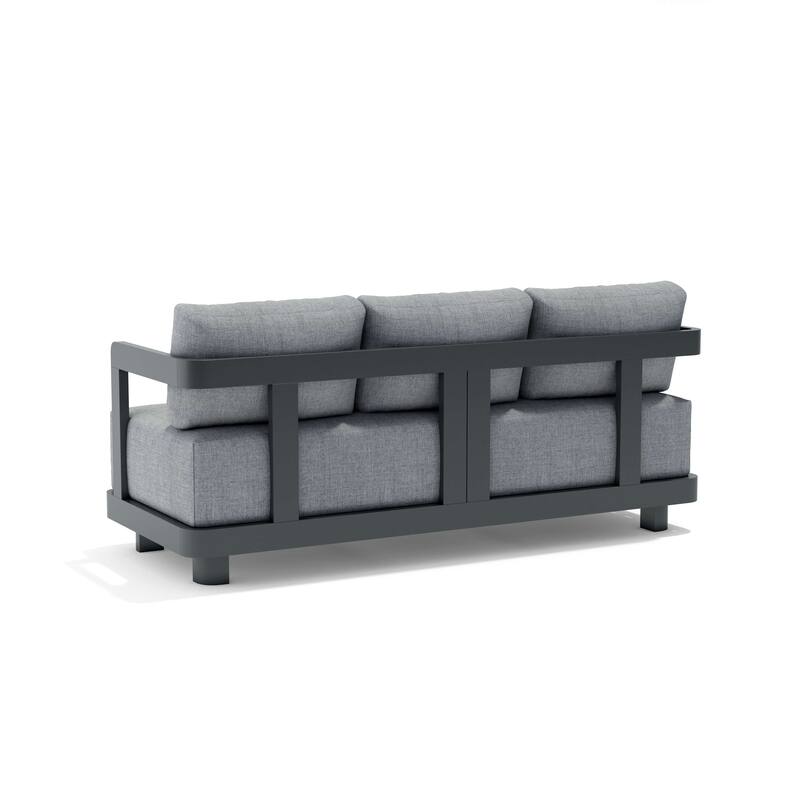 Granada Deep Seating Aluminum Sofa