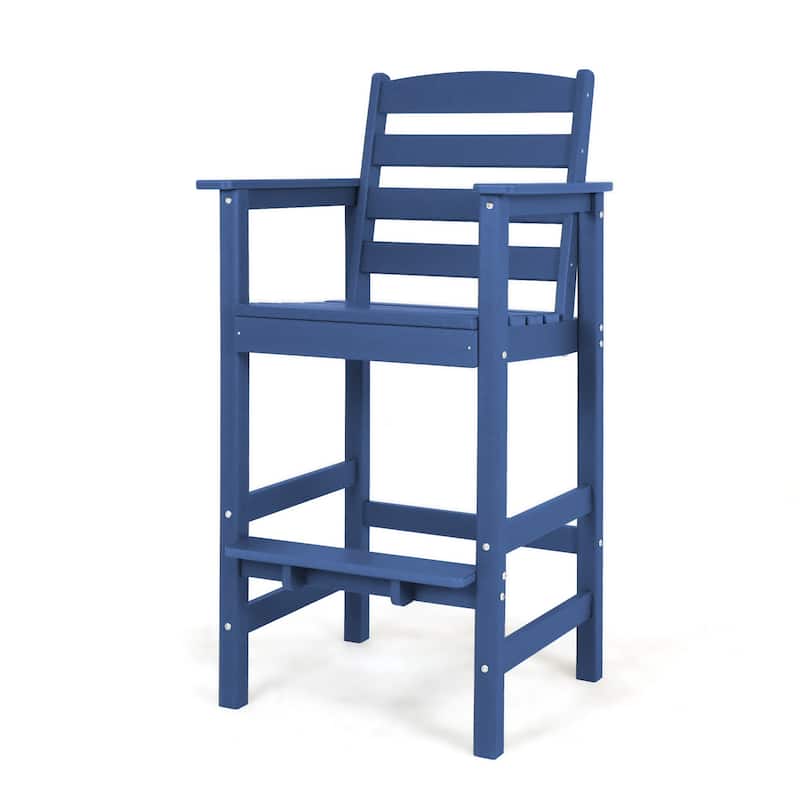Vrakae Outdoor Adirondack Bar Stool Chair