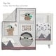 preview thumbnail 2 of 8, Lambs & Ivy Star Wars The Child Baby Yoda Nursery 3-Piece Baby Crib Bedding Set