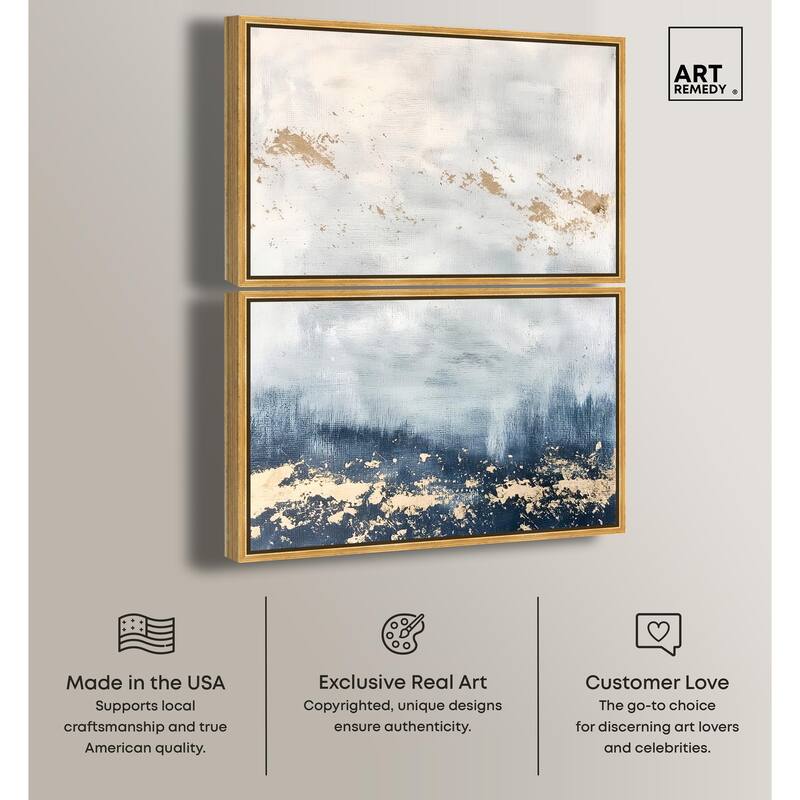 Inner Cosmos II Canvas Set of 2 by Art Remedy