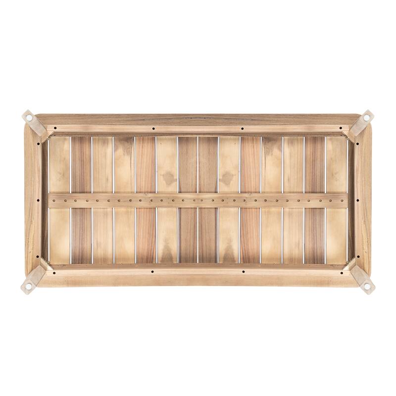 Christopher Knight Home - Hartford 4-Piece Outdoor Acacia Wood Patio Seating Set with Wicker Back and Cushions