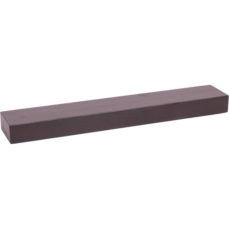 Bisa OptiAREA Floating Teak Wall Shelf - Mocha - 36" Wide