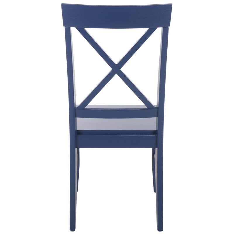 SAFAVIEH HOME Ksenia X-Back Side Chair - 18"W x 22"D x 38"H