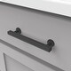 preview thumbnail 9 of 12, Hickory Hardware Woodward 5-1/16 Inch Center to Center Bar Cabinet