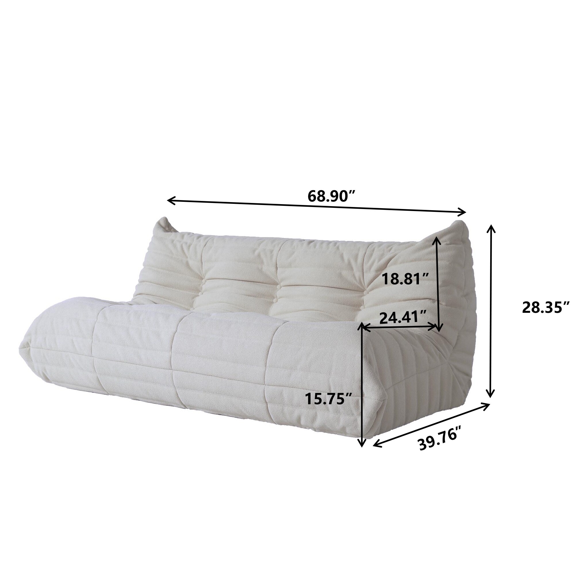 Memory foam floor chair 2025