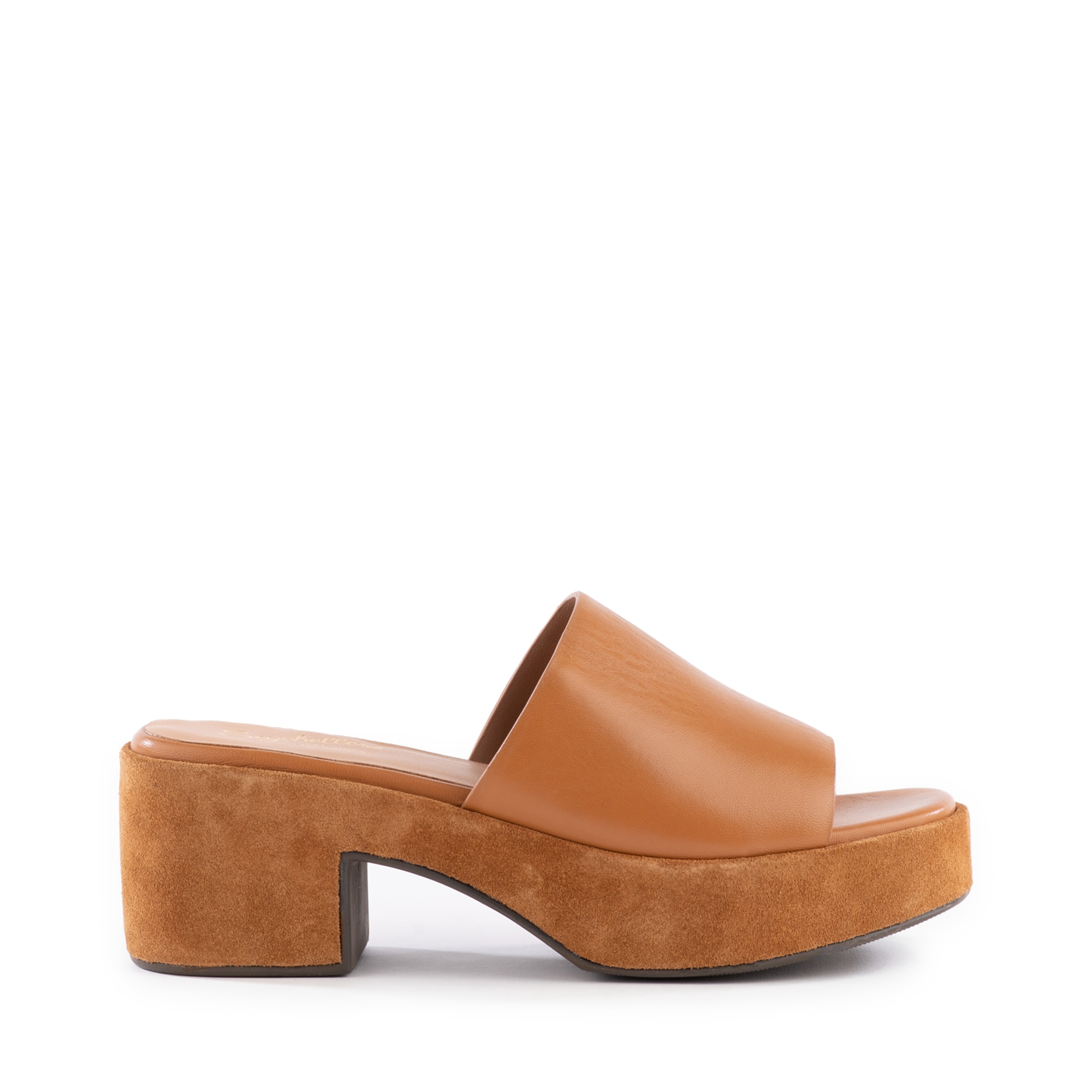 Seychelles One Of A Kind Leather and Suede Platform Heel