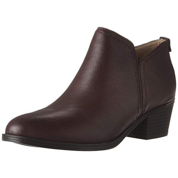 zarie leather ankle booties