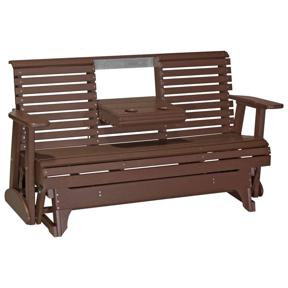 Poly Lumber Plain Rollback Patio Glider