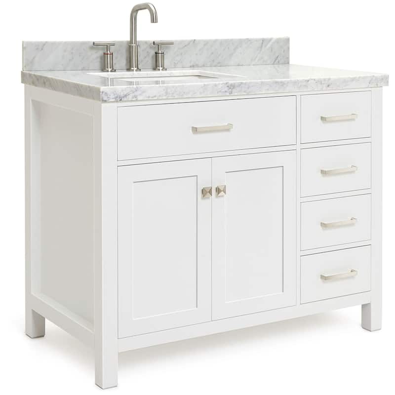 Ariel H043SLCWRVO Bristol 43" Free Standing Single Rectangular Basin