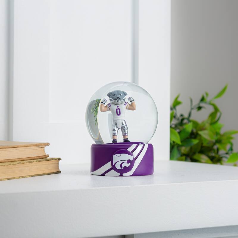 Kansas State University 5 in. Glass Tabletop Snow Globe