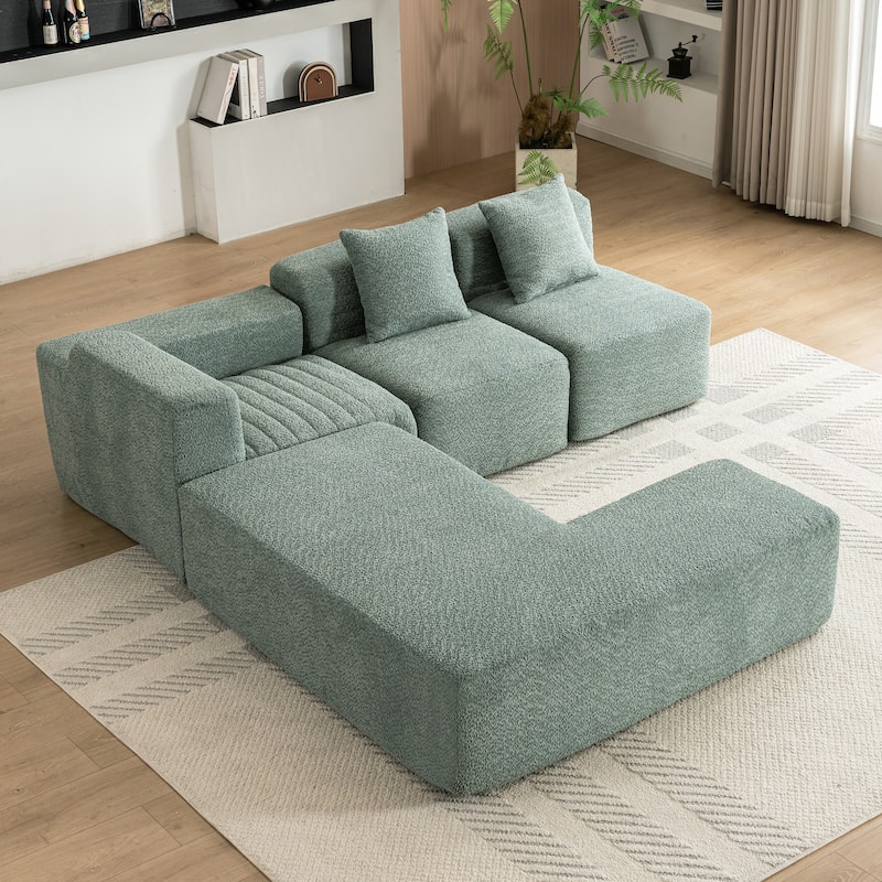 Sectional Sofa Full-compressed Sofa Couch Free-combined Sofa