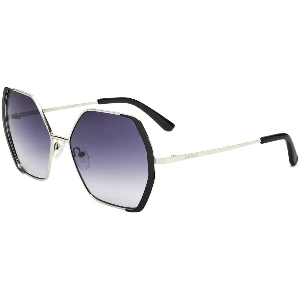 Guess Women's Factory 57mm Shiny Light Nickeltin Sunglasses GF0387-10B-57