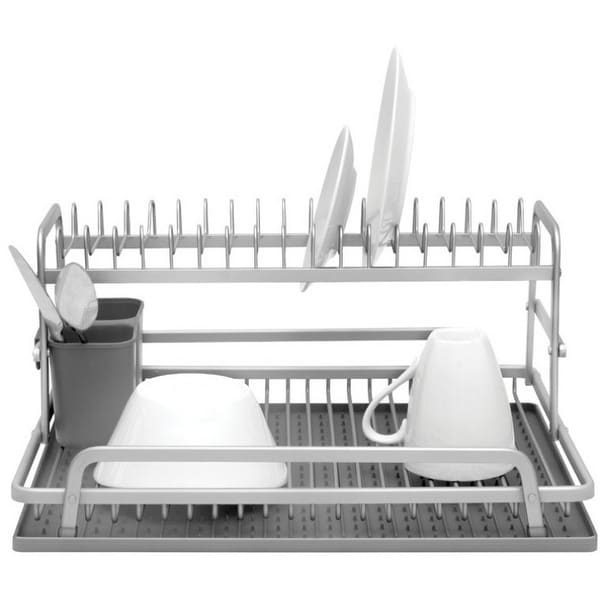 Ta Da TDDR200DSDG Dish Rack Mat Set Gray