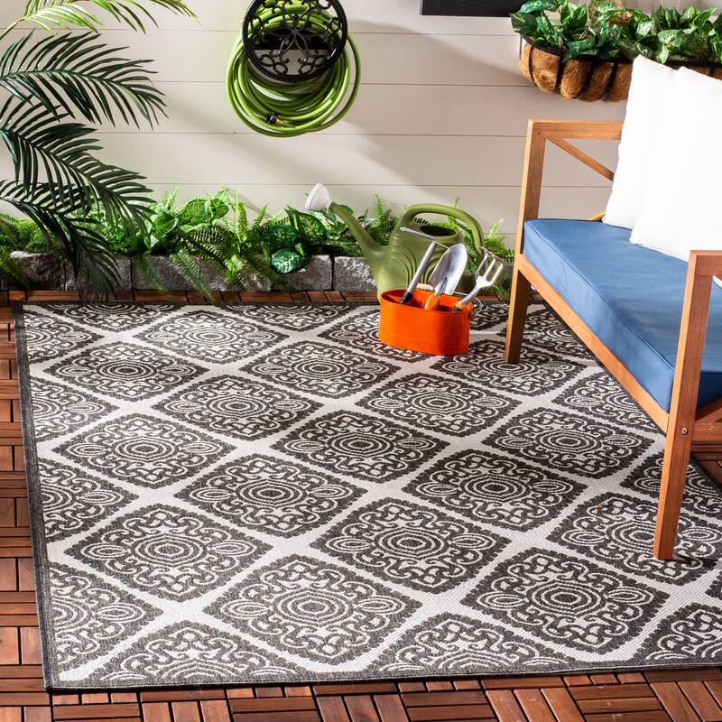 SAFAVIEH Beach House Phyllis Indoor/ Outdoor Waterproof Patio Backyard Rug