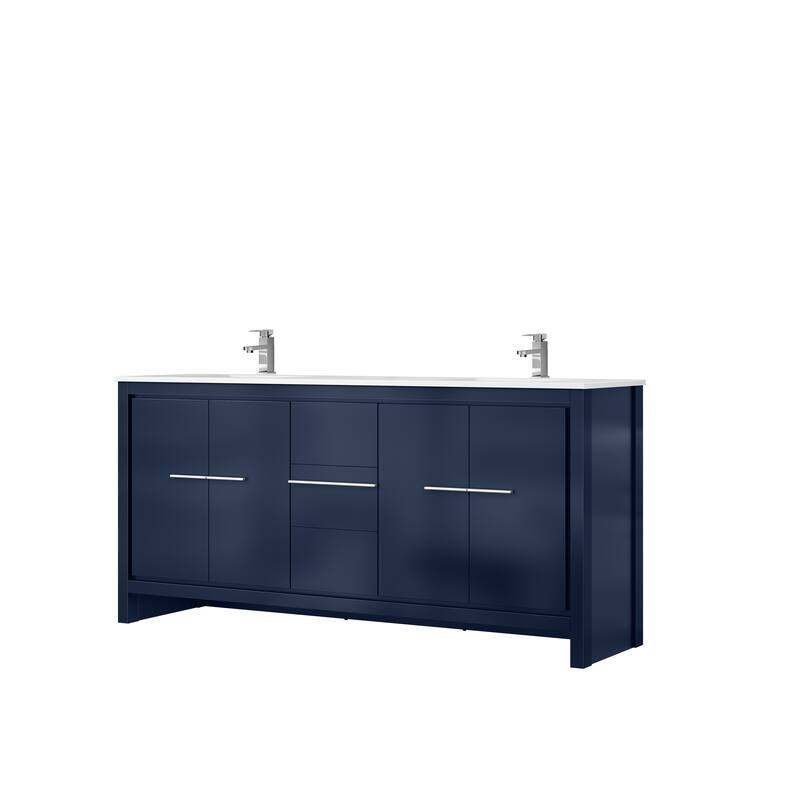 Lafarre Bath Vanity Quartz Top, Sink and Chrome Faucet