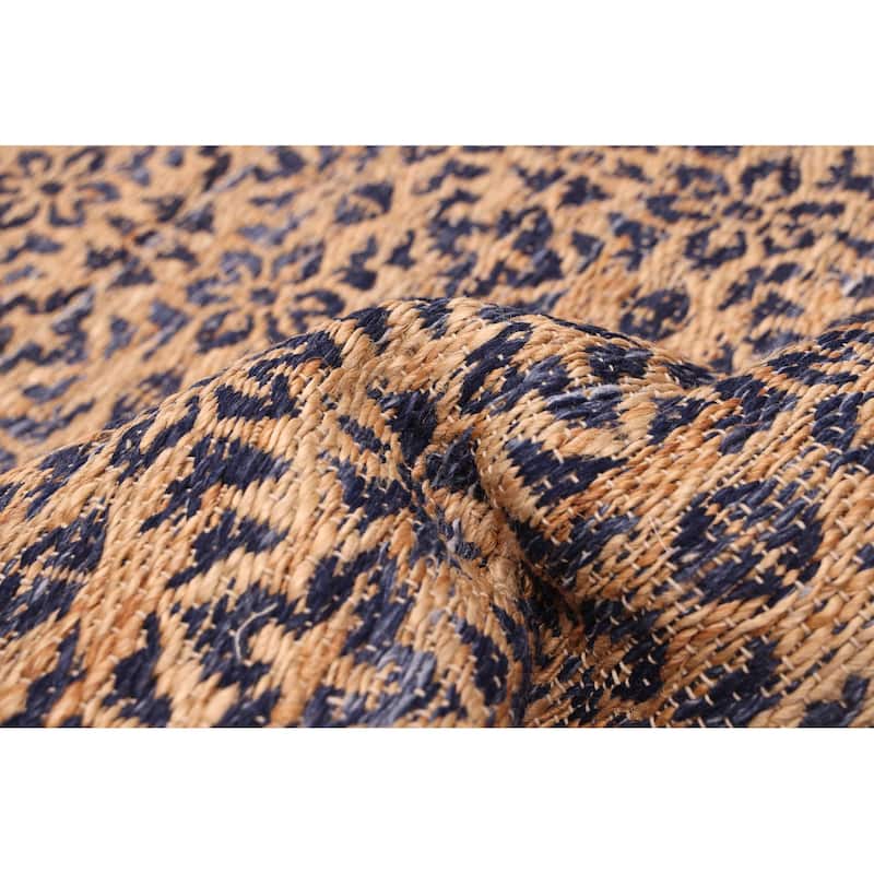 ECARPETGALLERY Flat-Weave Palas Denizli Tan Jute Kilim - 5'2 x 7'5