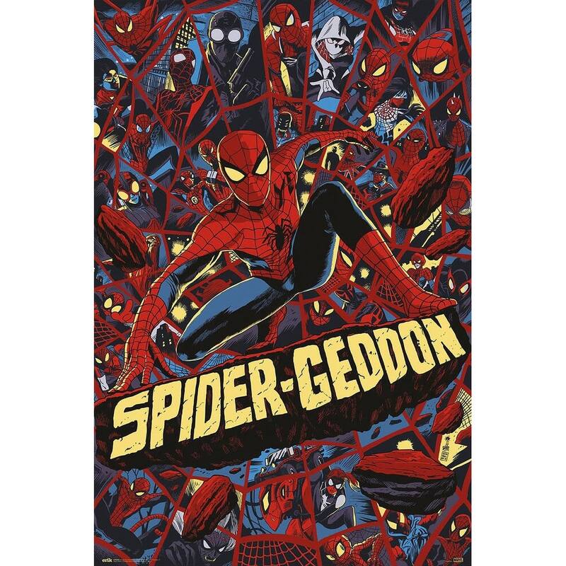 Spiderman - Spider - Geddon Art Poster - 24 x 36 Inch