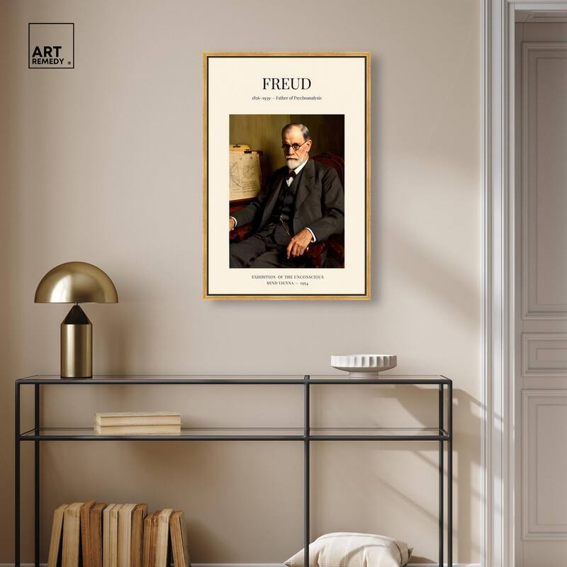 Father of Psychoanalysis Canvas by Art Remedy
