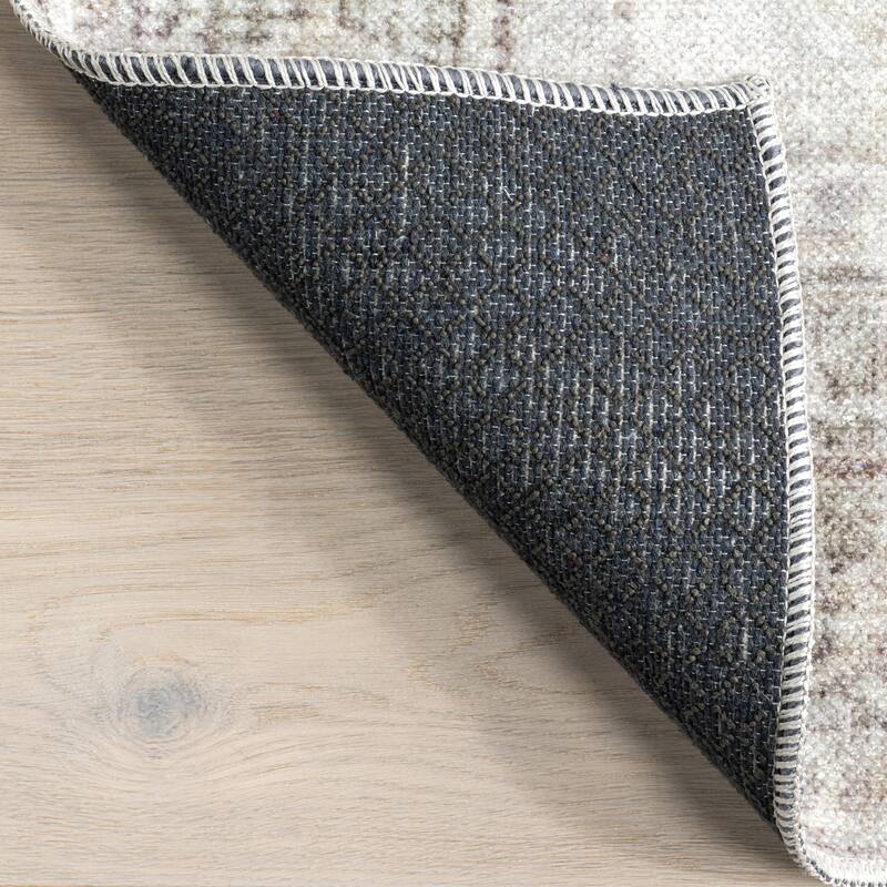 Nuloom Emely SpinClean Medallion Machine Washable Area Rug