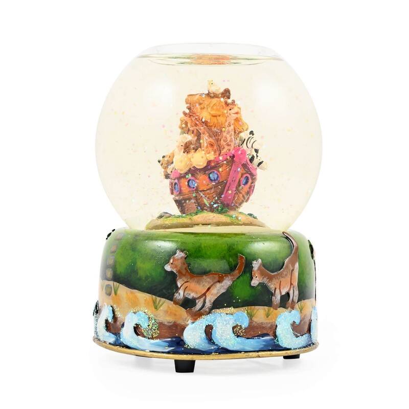 Shop LC Candle Holder Snow Globe Noah's Ark Gifts On Sale Bed Bath