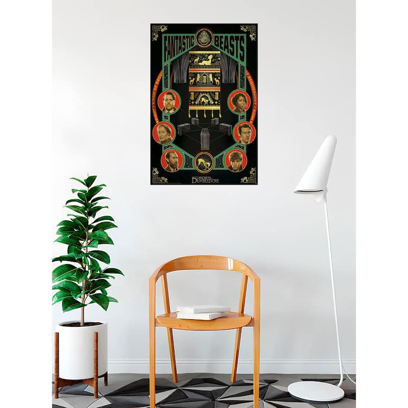 Fantastic Beasts - Secrets of Dumbledore - Casting Art Poster - 24 x 36 Inch