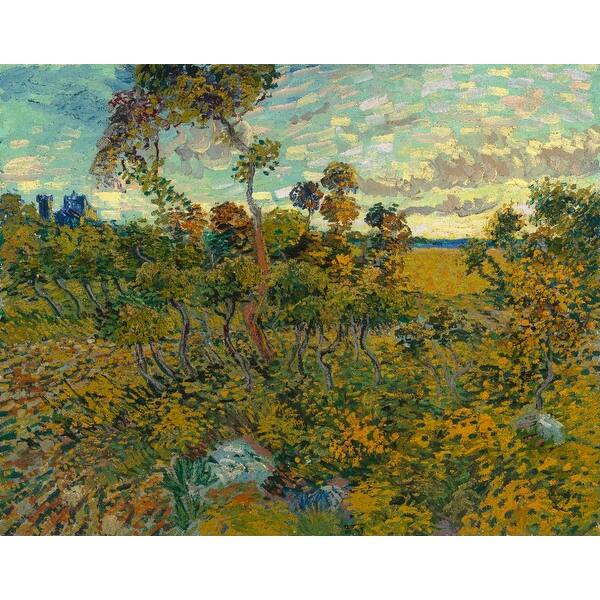 Shop Sunset At Montmajour Artist Vincent Van Gogh C 1888