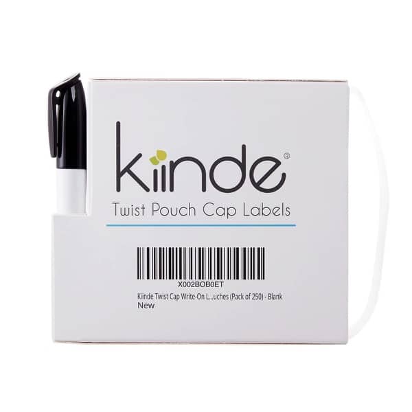 slide 2 of 5, Twist Pouch Cap Labels - Blank - N/A Breast Pump Parts