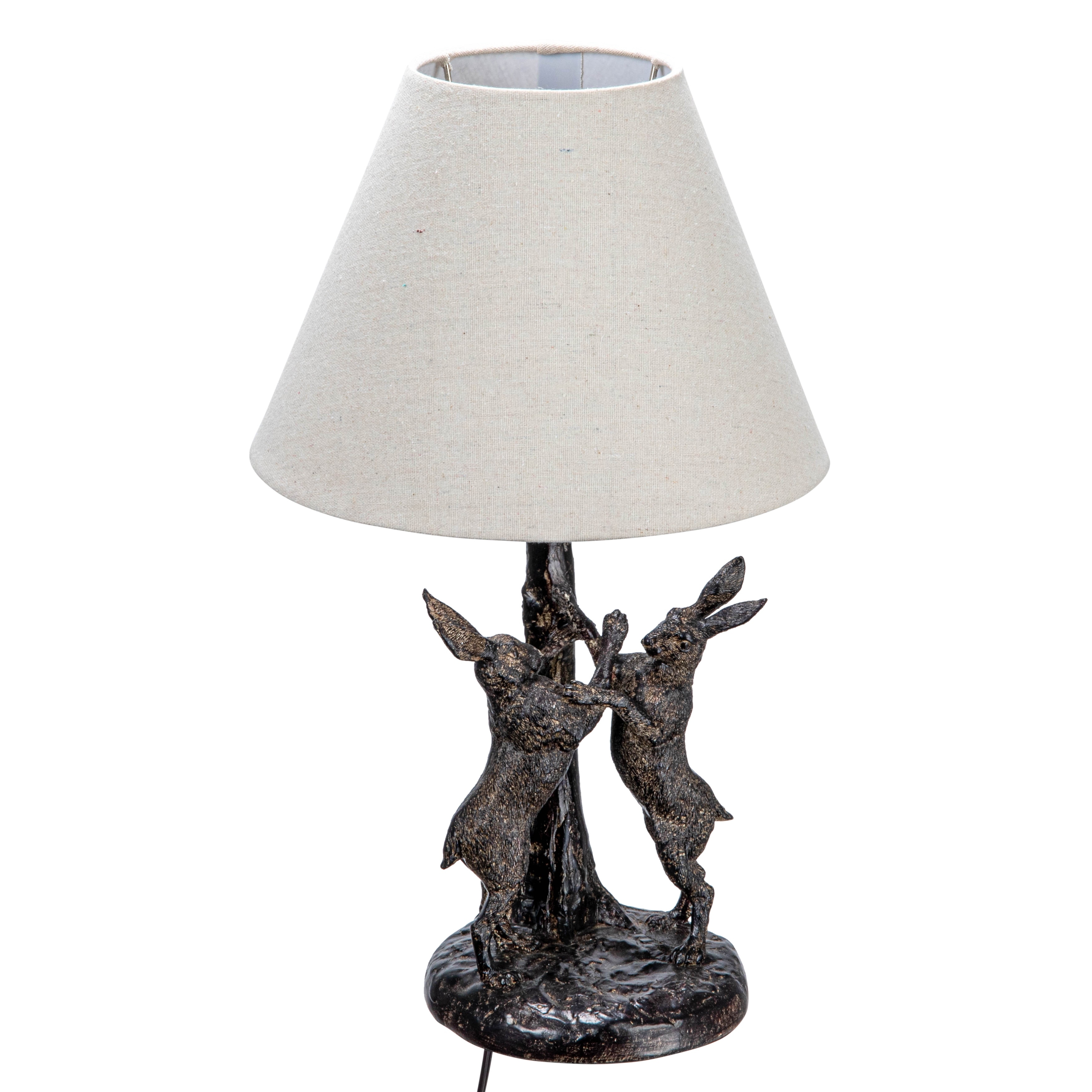 Silver rabbit lamp cheap