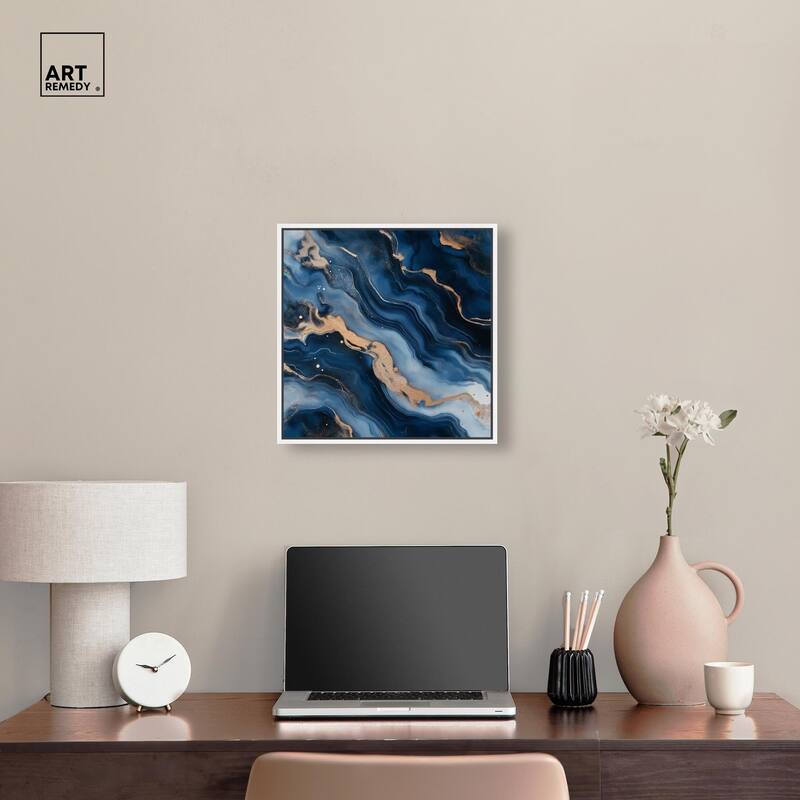 Deep Sea Geode II Canvas by Art Remedy