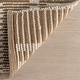 preview thumbnail 4 of 5, Virgo Striped Reversible Wool Area Rug