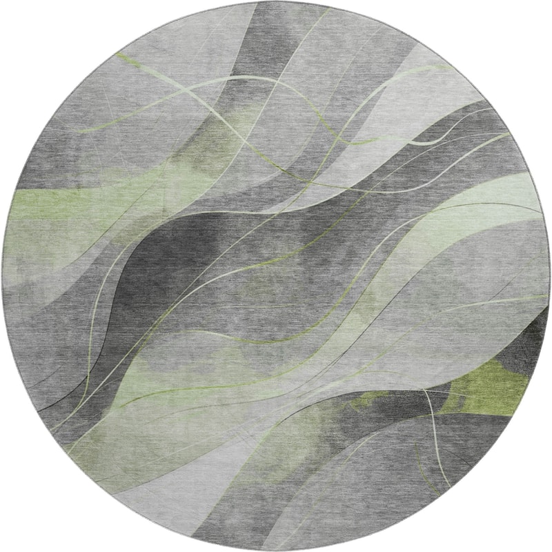 Premium Washable Super Soft Modern Waves Mayfield Rug
