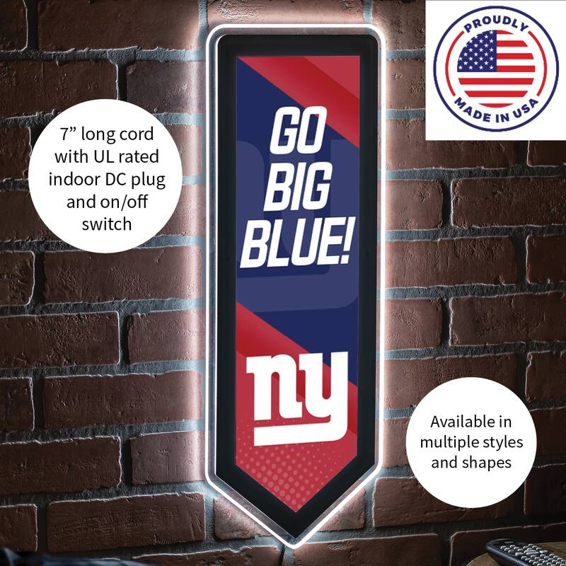 New York Giants LED Lighted Sign