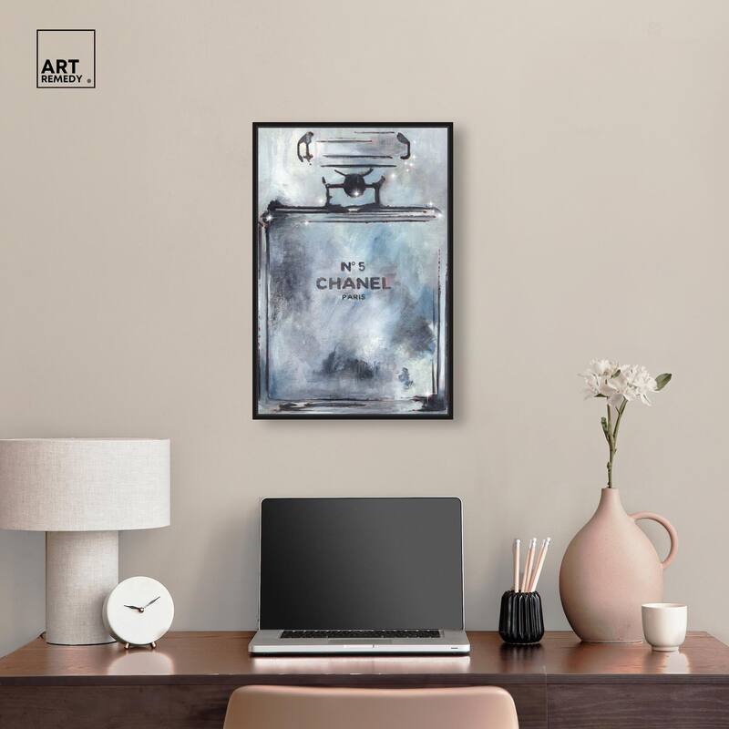 Doll Memories - Grey Perfume Canvas by Art Remedy