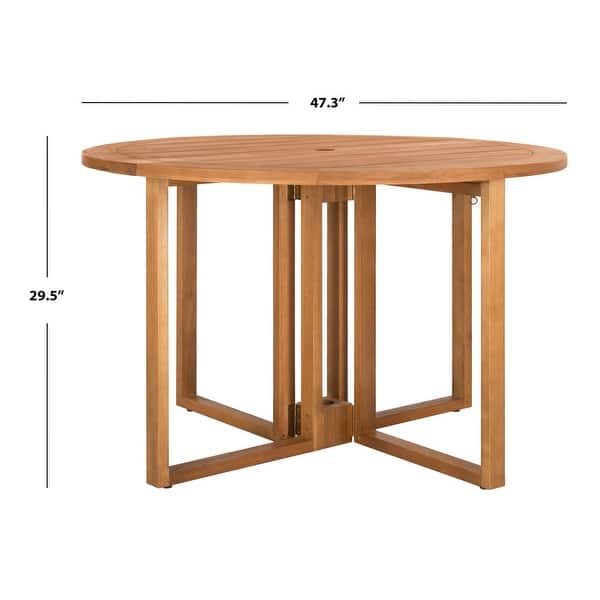 SAFAVIEH Wales Round 47.24-Inch Dia Dining Table - 47.3"x47.3"x29.5" - 47.3" W x 47.3" D x 29.5" H