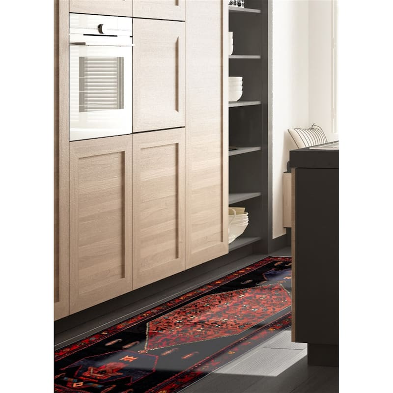 ECARPETGALLERY Hand-knotted Konya Anatolian Black Wool Rug - 4'11 x 13'0