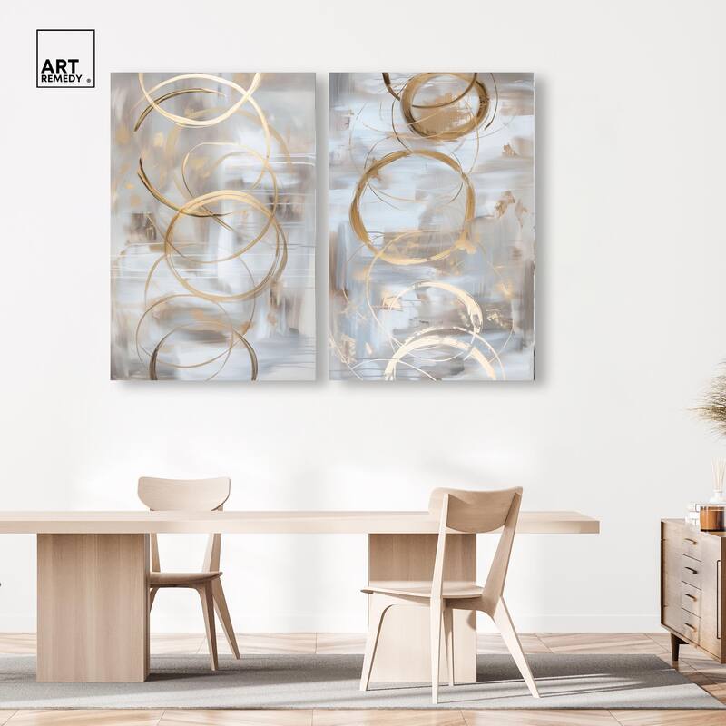 The Dunes Set Canvas Set of 2 by Art Remedy, Gallery Wrapped