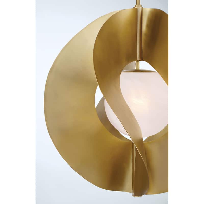 Minka Lavery 3951 Gloria 24" Wide Pendant with Etched Seedy Glass