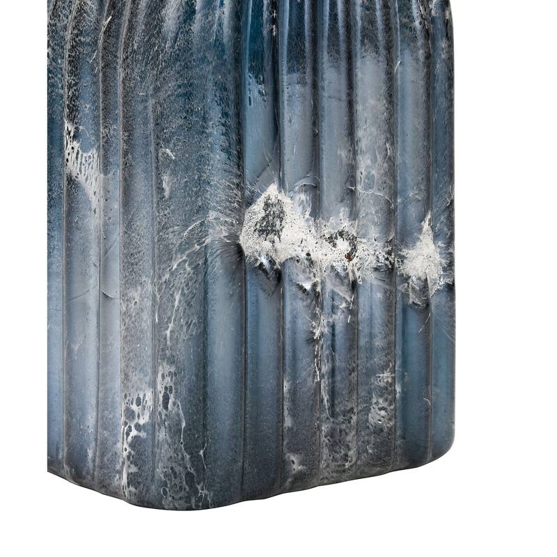 Elk Home Cognate Aged Blue Glass 6.25 Inch Wide Vase