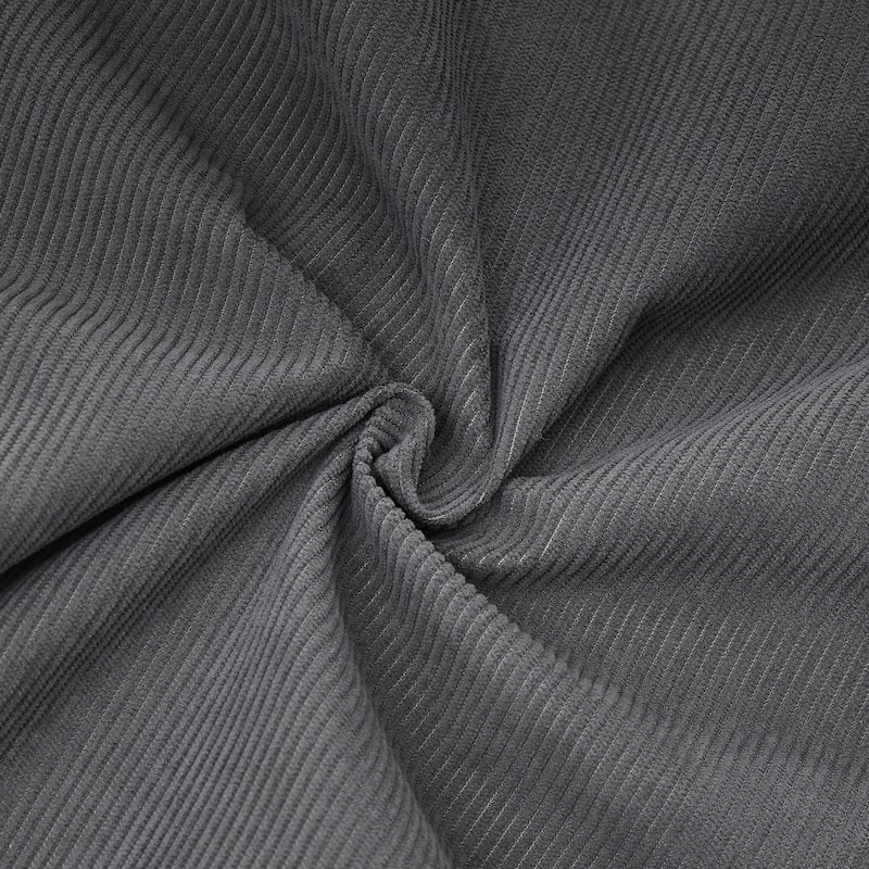 Rossetta L-Shaped Design Left-Facing Modern Minimalist Corduroy High Raised Thickened Back Sofa