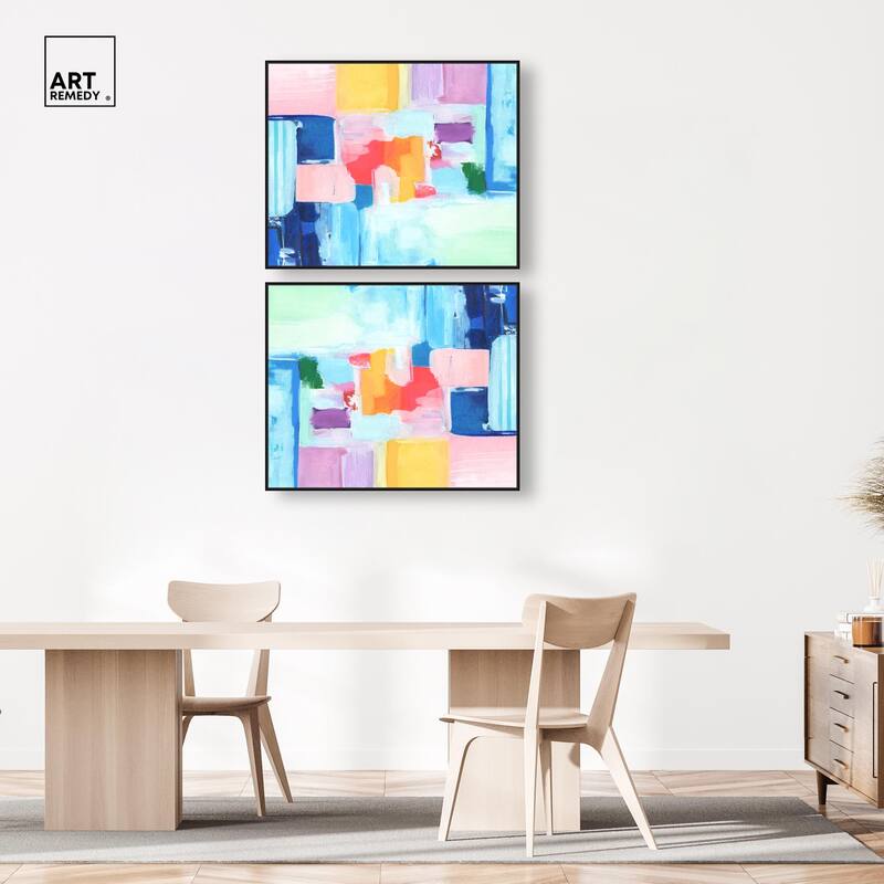 Navy Red Hustle Sneaker Canvas by Art Remedy