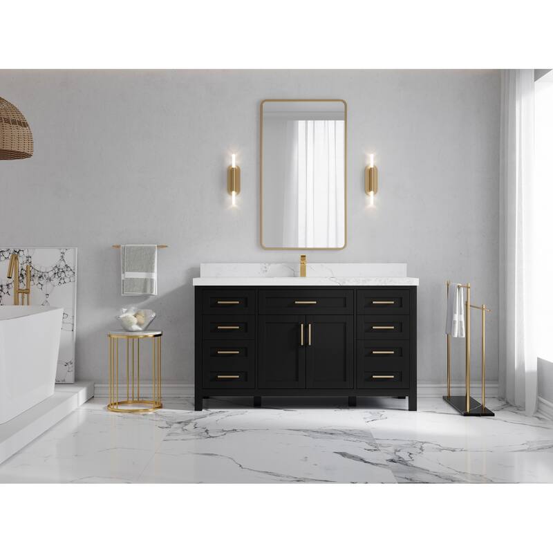 Willow Collections 60 in. W x 22 in. D Cambridge Single Sink Bathroom Vanity with Countertop