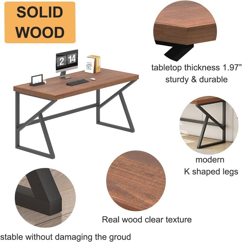 Wood Computer Desk