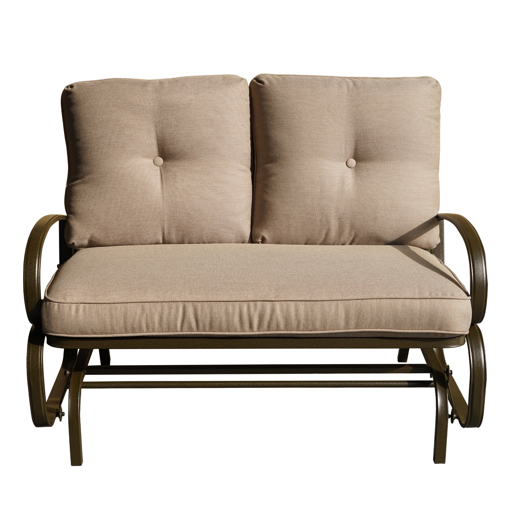 Kozyard Cozy Two Rocking Love Seats Glider Swing-image