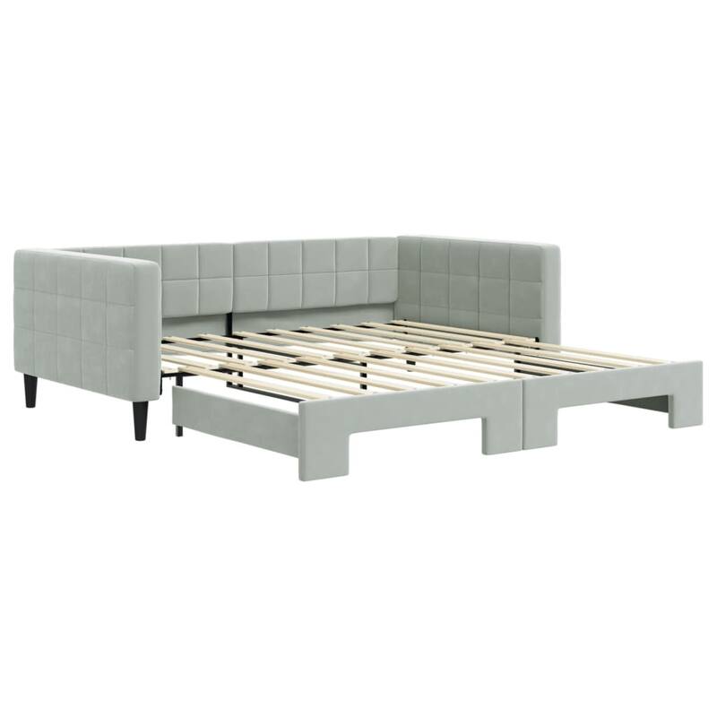 vidaXL Day Bed Upholstered Sofa Bed Daybed for Bedroom Living Room Velvet