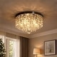 preview thumbnail 20 of 45, GetLedel Modern 5-Light Crystal Flush Mount Chandelier