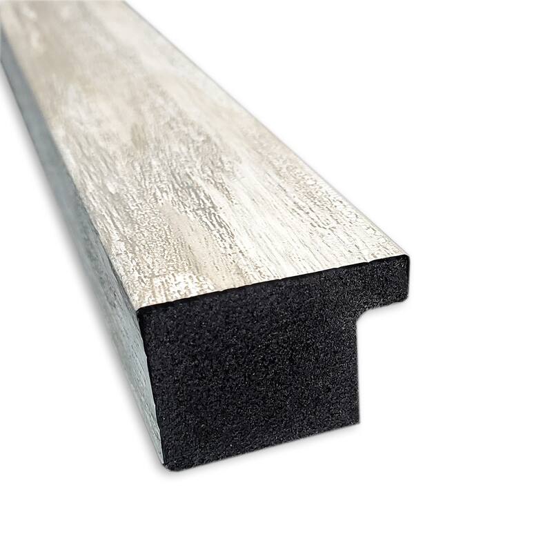 Crackled Metallic Narrow Framed Grey Corkboard Bulletin Board