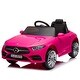 preview thumbnail 1 of 18, 12V Mercedes-Benz CLS 350 Electric Ride On Car for Kids with Parent Control, Power Display, Music, and Volume Control Pink