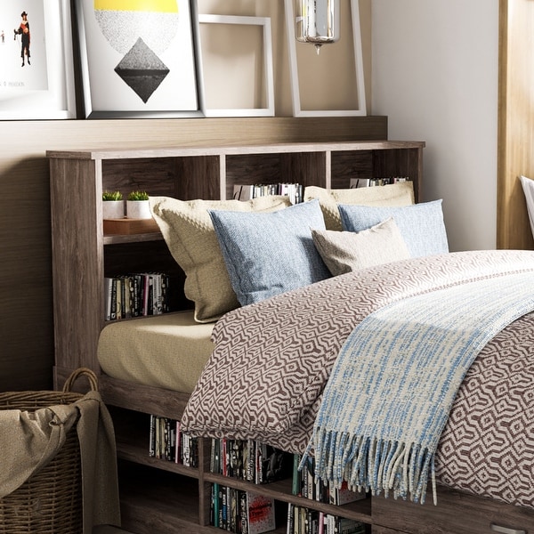 Carbon Loft Jorchid Contemporary Bookcase Headboard. Opens flyout.