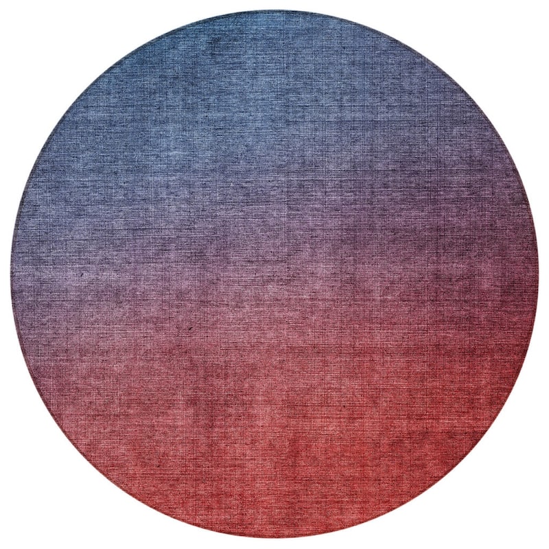 HomeRoots Ombre Transitional Rectangle Outdoor Rug